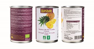 Bioshok Ananas en tranches bio 400ml - 1603
